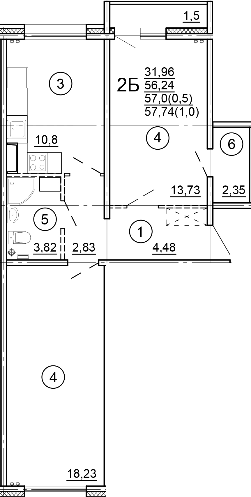 Купить двухкомнатную квартиру в Твери в ЖК Volga Life - Купить квартиру ...